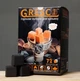 Уголь для кальяна Gresco ореховый в коробке 1кг греско 72 кубика 25х25мм - изображение 5