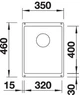 Мойка кухонная Blanco - 525983 SUBLINE 320-U - изображение 2