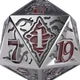 Kostka do gry Gamegenic Stranger Things D20 Hellfire club (4251715405413) - obraz 2