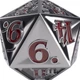 Kostka do gry Gamegenic Stranger Things D20 Hellfire club (4251715405413) - obraz 7