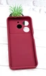 Чохол Shock Case для Tecno Pova 6 Neo бампер силіконовий колір бордовий - зображення 2