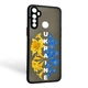 Чехол для телефона Realme C3 с 3D принтом патриотическим с высокими бортами с защитой камеры черный - изображение 1