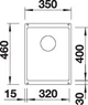 Мойка кухонная Blanco - 527160 SUBLINE 320-U - изображение 2