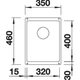 Мойка кухонная Blanco - 527343 SUBLINE 320-U - изображение 2