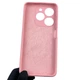 Чохол для TECNO Spark Go 2024 (BG6) силіконовий з мікрофіброю нековзний рожевий - зображення 5