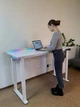 Стол с электрорегулировкой высоты с подсветкой Двухмоторный Flexi Desk White 160x75 см 28049 - изображение 8