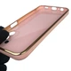 Чохол для Samsung Galaxy A15 (SM-A155M) глянцевий із захистом камери із золотою окантовкою з кільцем-підставкою пудровий - зображення 5