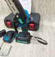 Аккумуляторная мини-пила в кейсеIngco tec 36V 4Ah 1000 Вт 2 аккумулятора , шина 15 см с автоматической смазкой и индикатором заряда Германия - изображение 2