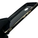 Чехол для Tecno Spark 7 (KF6n) глянцевый с защитой камеры с золотой окантовкой и кольцом MagSafe черный - изображение 6