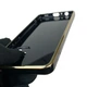 Чохол для Samsung Galaxy A72 (SM-A725F) глянцевий із захистом камери із золотою окантовкою з кільцем MagSafe чорний - зображення 5