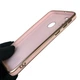 Чехол для Samsung Galaxy M21 (SM-M215F) глянцевый с защитой камеры с золотой окантовкой с кольцом-подставкой пудровый - изображение 3
