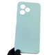 Чехол для Realme Note 50 силиконовый с микрофиброй нескользящий голубой - изображение 1