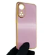 Чехол для OPPO Reno 8T 4G глянцевый с защитой камеры с золотой окантовкой сиреневый - изображение 2