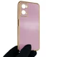 Чохол для OPPO A96 (4G) глянцевий із захистом камери із золотою окантовкою бузковий - зображення 2