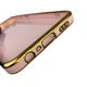 Чехол для OPPO Reno 8T 4G глянцевый с защитой камеры с золотой окантовкой с кольцом-подставкой пудровый - изображение 3