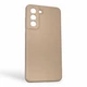 Чохол для Samsung Galaxy S21 FE (SM-G990B) силіконовий з мікрофіброю нековзний пудровий - зображення 1