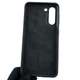 Чехол для Samsung Galaxy S21 5G (SM-G991U) силиконовый с микрофиброй нескользящий черный - изображение 3