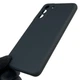Чохол для Samsung Galaxy S21 FE (SM-G990B) силіконовий з мікрофіброю нековзний чорний - зображення 6