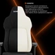 Геймерское игровое кресло с самоадаптивной поддержкой пояницы GamePro GC925B Black Fabric - изображение 14
