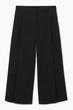 Кюлоти жіночі COS elasticated pleated culottes 1221419001 34 Чорний - зображення 5