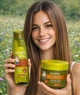 Набір догляду за волоссям Deliplus 97% натуральний з екстрактом липи, маслами шавлії, кедра та оливки Шампунь 400 мл та Маска 400 мл Natural - зображення 2