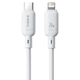 Кабель Baseus Silky Series Fast Charging Type-C - Lightning 20W/1m (P10377700213-00) white - изображение 1