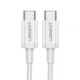 Кабель Ugreen USB 2.0 Type-C M-M 2 м, білий (US264) - зображення 2