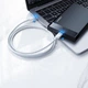 Кабель Ugreen USB 2.0 Type-C M-M 2 м, білий (US264) - зображення 3
