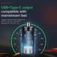 Автомобильное зарядное устройство 30W Baseus Circular Plastic Быстрая зарядка QC 4.0 / PD 3.0 два порта USB + Type-C 5A Зарядка в авто CCALL-YS01 Black - изображение 8