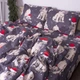 Простынь MirSon Бязь 17-0598 New Year's pug 150 х 220 см (2200007908189) - изображение 1