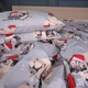 Комплект постільної білизни MirSon Бязь 17-0599 New Year's pug Grey 143 x 210 см (2200007958375) - зображення 4