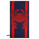 Cпортивное полотенце пляжное полотенце 4Monster Undersea Friends T-MST размер 80х160см Deep Blue-Red - изображение 2