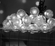 Новогодняя LED гирлянда "Хрустальные шарики" (13 м, 170 LED, Белый цвет) — Эффектное праздничное освещение - изображение 5