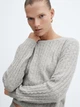 Джемпер женский Mango Jaime 57005816-91 S Светло-серый (8445922975173) - изображение 4