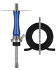 Кальян Aroma Hookah Uniform Steel Blue Синий арома хука юниформ из нержавеющей стали 45см с диффузором - изображение 2
