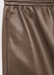 Брюки женские с эффектом кожи MANGO 17075954 Коричневый M KL0913 - изображение 6