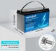 Литий-железо-фосфатный аккумулятор MFUZOP LiFePO4 12.8V 100Ah 1280Wh с BMS, глубокого цикла - изображение 3