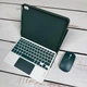 Чехол с клавиатурой и мышкой FegishCase Apple iPad 9 (2021) 10.2" экран Ukrainian keyboard, Green - изображение 11