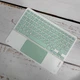 Чехол с клавиатурой и мышкой FegishCase iPad Pro 11 (2021) Ukrainian keyboard, Olive - изображение 11
