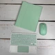 Чехол с клавиатурой и мышкой FegishCase iPad Pro 11 (2021) Ukrainian keyboard, Olive - изображение 5