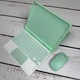 Чехол с клавиатурой и мышкой FegishCase iPad Air 5 (10.9") 2022 Ukrainian keyboard, Olive - изображение 13