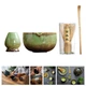 Набір для приготування матча 7 предметів, японський matcha set з чашею, вінчиком та аксесуарами - зображення 5