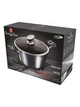 Кастрюля с крышкой Berlinger Haus Metallic Line Carbon Pro Edition 30 см 8 л антипригарное покрытие (BH-6924) - изображение 2