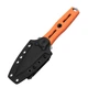 Нож выживания Kizer Norcross Fixed Blade Blunt Tip Knife Stonewash Nitro-V/Orange G-10 (ZX-FB01A6) - изображение 6