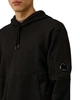 Худі в стилі C.P. Company Diagonal Raised, чорний графіт (Black Gris), розмір L (CP05001.2L) - зображення 3