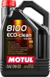 Моторное масло Motul 8100 Eco-clean SAE 0W20 (5L) (108862) - изображение 1