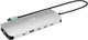 Hub USB i-tec Metal Nano 3x Display Dock Grey + Universal Charger 140 W (C31NANOTRIPLED140) - obraz 2