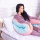 Подушка MirSon для беременных и отдыха Eco Line №8016 U-образная Dusty Rose (2200006178415) MirSon 2200006178415 879584 - изображение 5