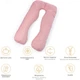 Подушка MirSon для беременных и отдыха Eco Line №8016 U-образная Dusty Rose (2200006178415) MirSon 2200006178415 879584 - изображение 12