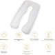 Подушка MirSon для вагітних та відпочинку Eco Line №8033 U-подібна White-Creamy (2200006185086) MirSon 2200006185086 879517 - изображение 12